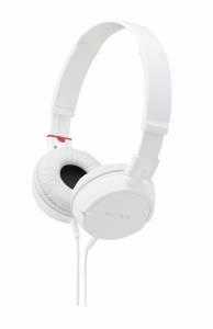 Sony Headphones MDR ZX100 white
